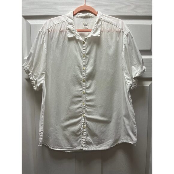 Gap White Blouse Sz M - Picture 1 of 3